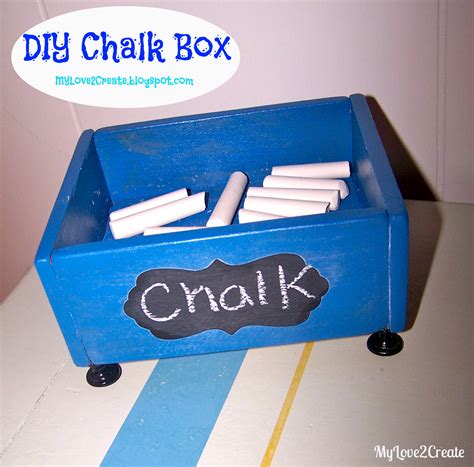 diy chalk boxes